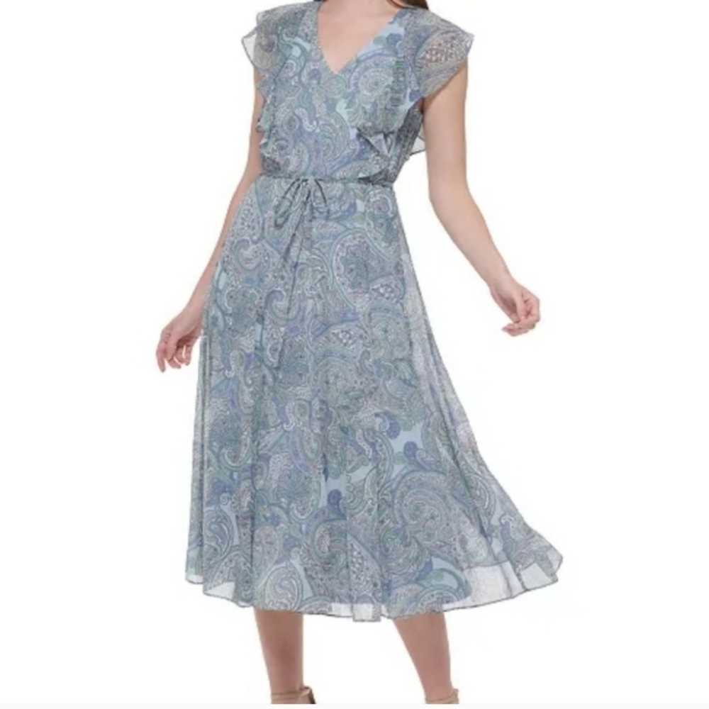 Tommy HilfigerWomen's Floral-Print Fit & Flare Midi Dress